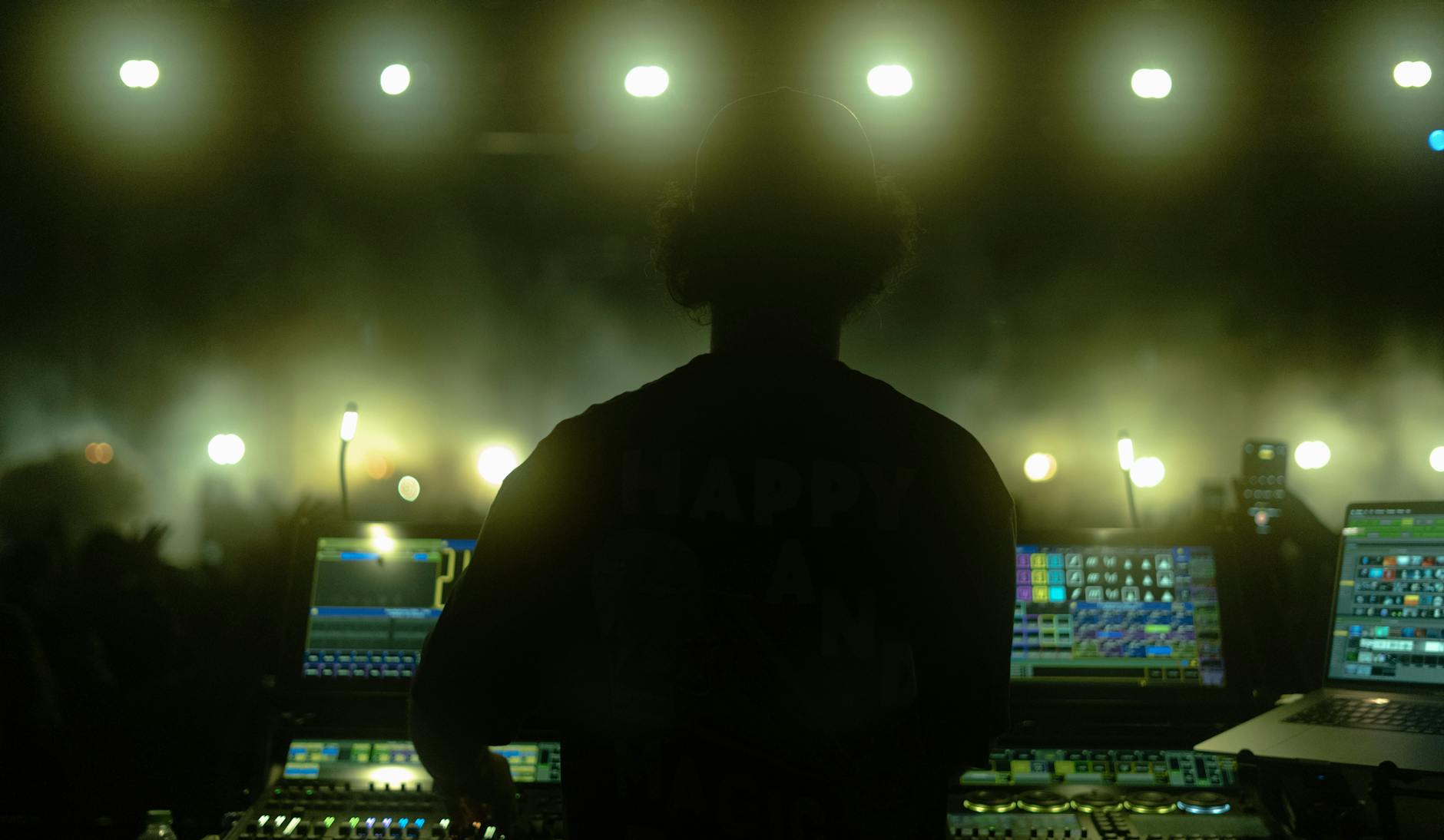 dj in nightclub