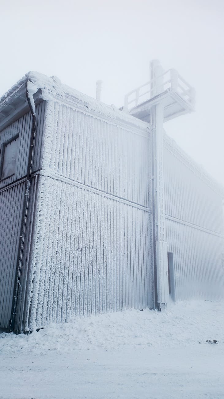 frosty industrial building in wernigerode