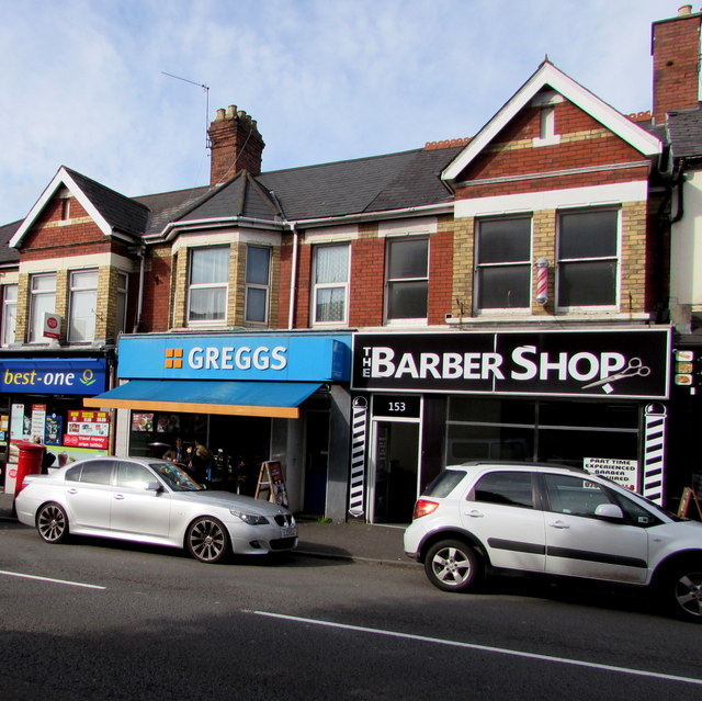 The Barber Shop and Greggs, Caerleon Road, Newport