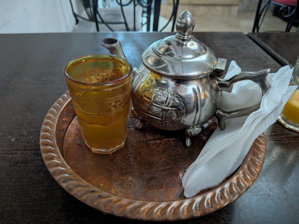 Moroccan mint tea